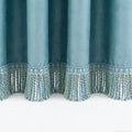 Noble Curtain with Fringe Trim | Thrascher