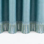 Noble Curtain with Fringe Trim | Thrascher