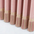 Noble Curtain with Fringe Trim | Thrascher