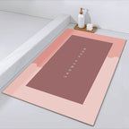 Non-Slip Oval Shower Mat | Thrascher