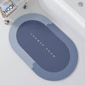 Non-Slip Oval Shower Mat | Thrascher