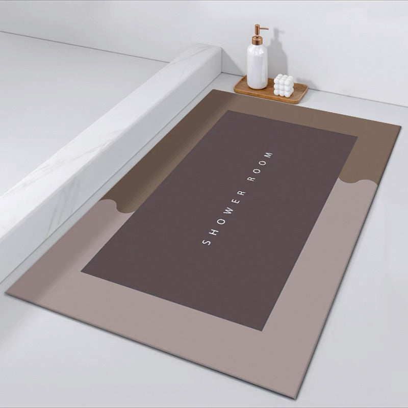 Non-Slip Oval Shower Mat | Thrascher