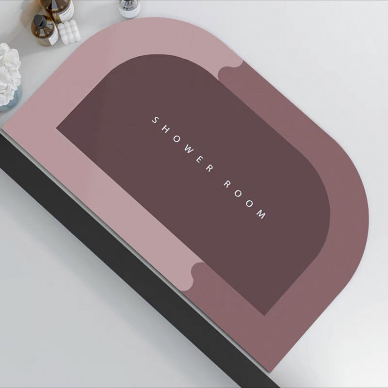 Non-Slip Oval Shower Mat | Thrascher