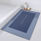 Non-Slip Oval Shower Mat | Thrascher