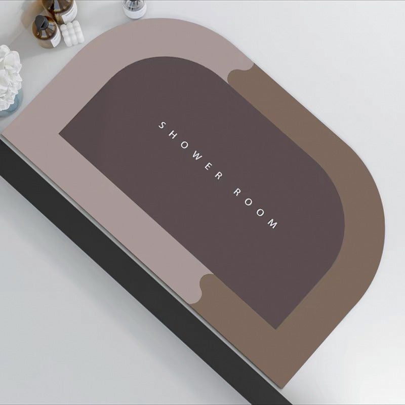 Non-Slip Oval Shower Mat | Thrascher