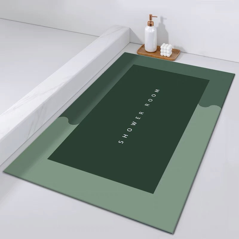 Non-Slip Oval Shower Mat | Thrascher