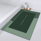 Non-Slip Oval Shower Mat | Thrascher