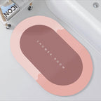 Non-Slip Oval Shower Mat | Thrascher