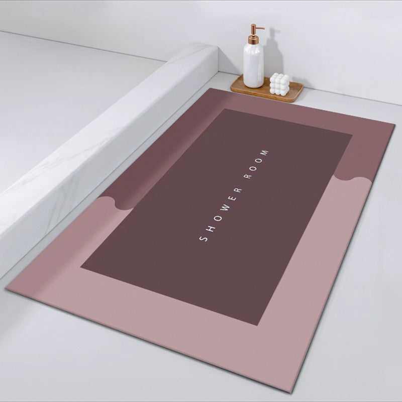 Non-Slip Oval Shower Mat | Thrascher