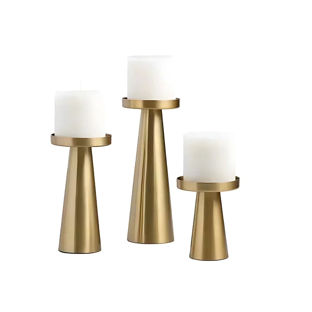 Norseno Brass Candle Holders