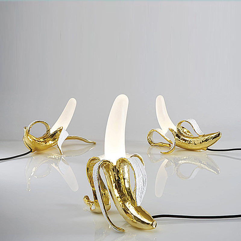 Novelty Peeled Banana LED Table Lamp | Thrascher