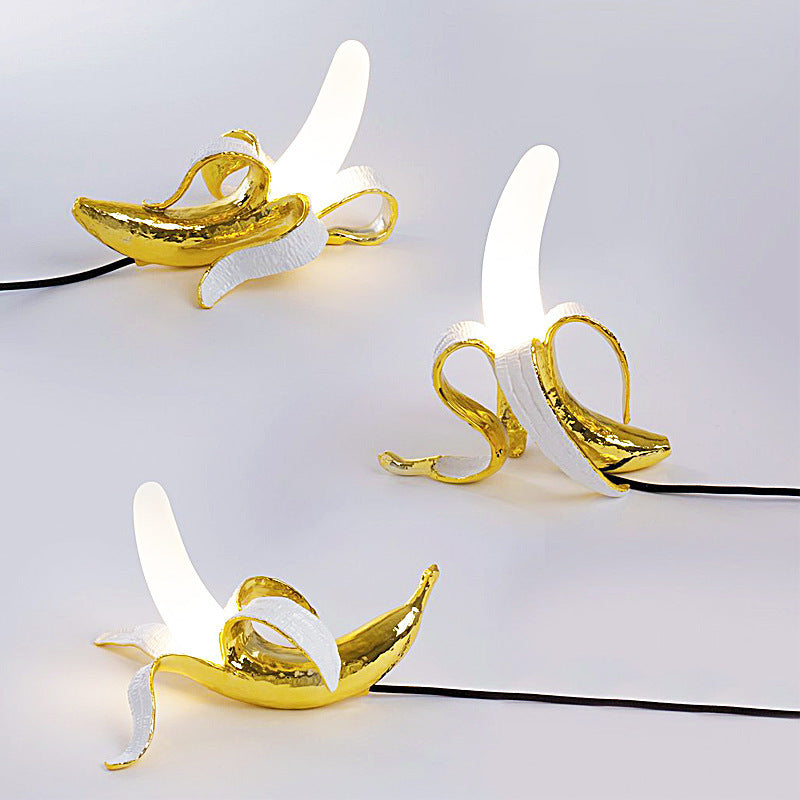 Novelty Peeled Banana LED Table Lamp | Thrascher