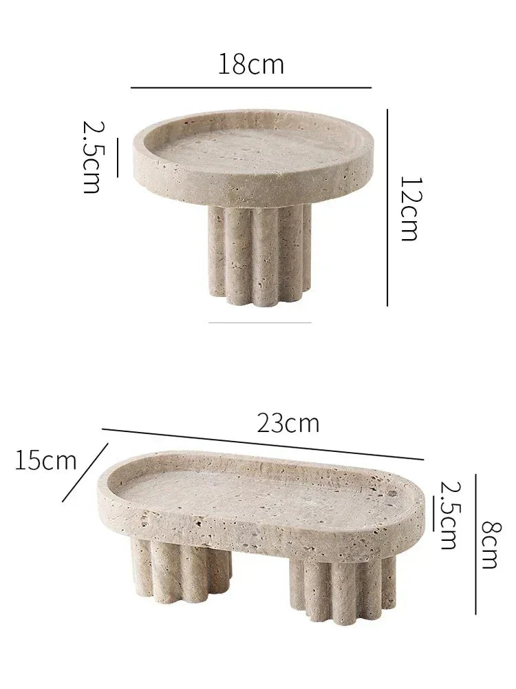 Oakglen Travertine Tray