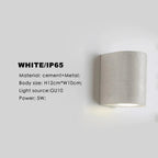Olfia Cement Outdoor Wall Lamp