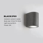 Olfia Cement Outdoor Wall Lamp