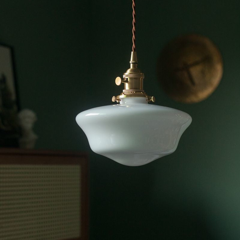 Opalines Glass LED Vintage Pendant Light | Thrascher