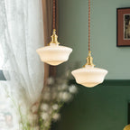 Opalines Glass LED Vintage Pendant Light | Thrascher