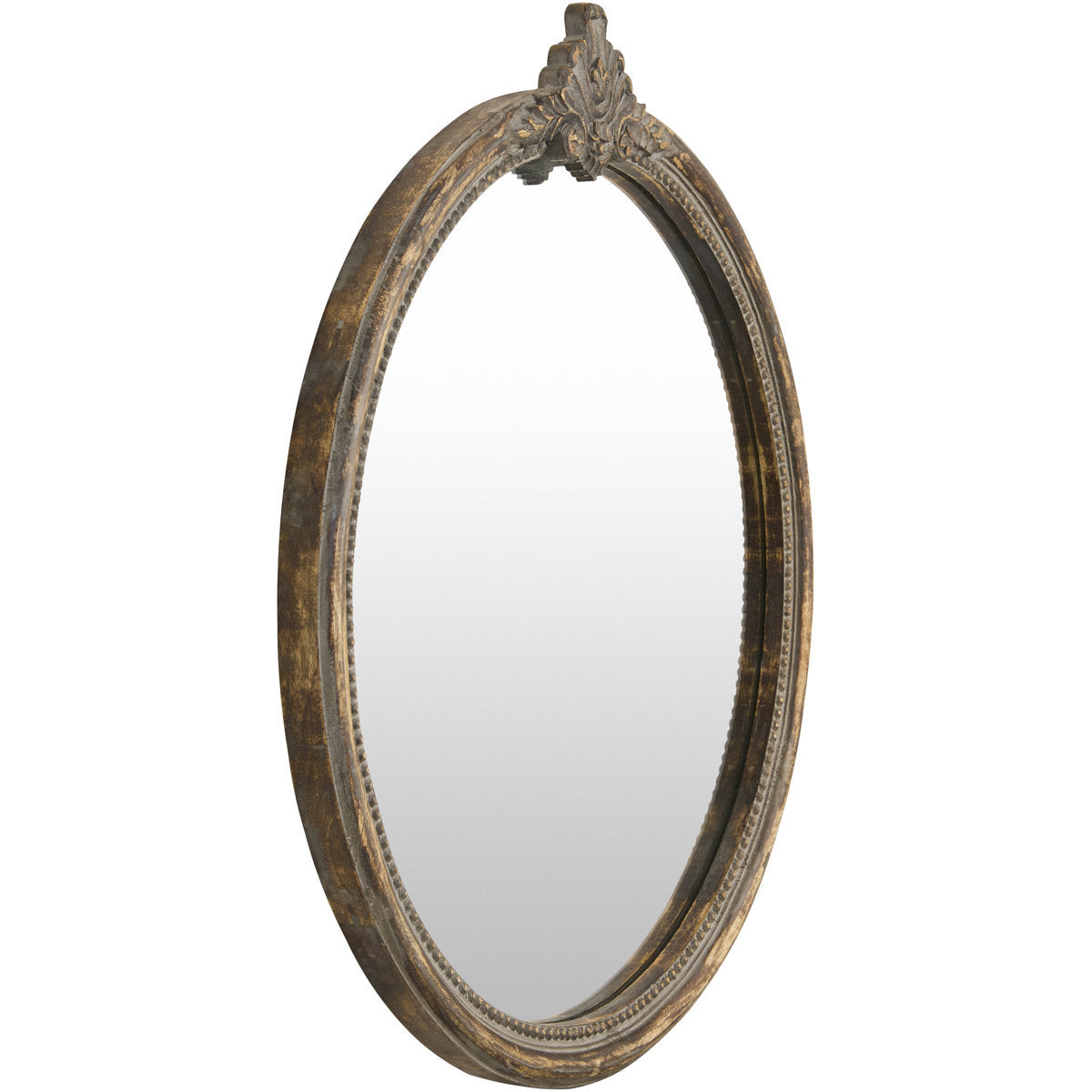 Ornate Vintage Round Wall Mirror | Thrascher