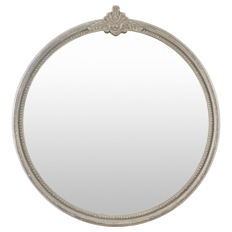 Ornate Vintage Round Wall Mirror | Thrascher