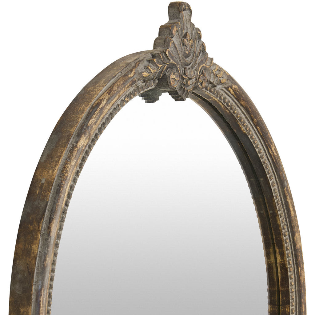 Ornate Vintage Round Wall Mirror | Thrascher