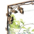 Ornate Wall Mirror with Leaf Accents | Thrascher