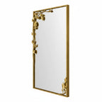 Ornate Wall Mirror with Leaf Accents | Thrascher