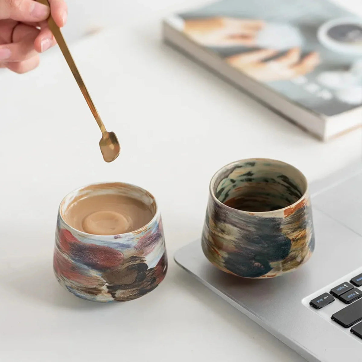 Ottershore Ceramic Latte Cup 6 Piece Set