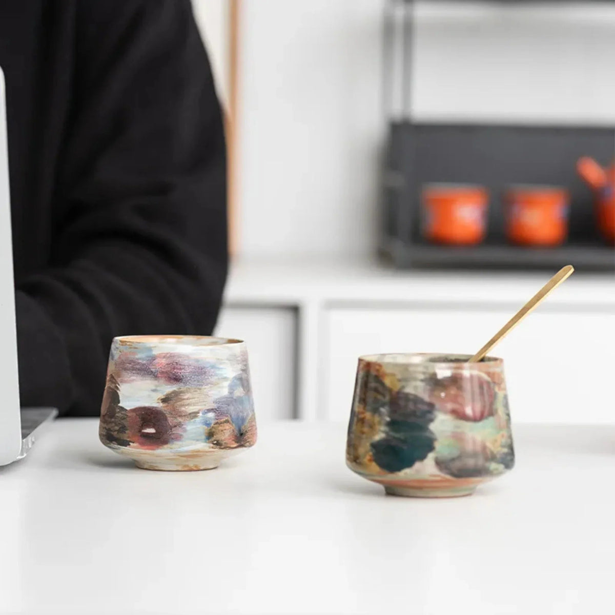 Ottershore Ceramic Latte Cup 6 Piece Set