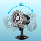 Outdoor Halloween LED Projector with Rotating Ghost Projection, view 4