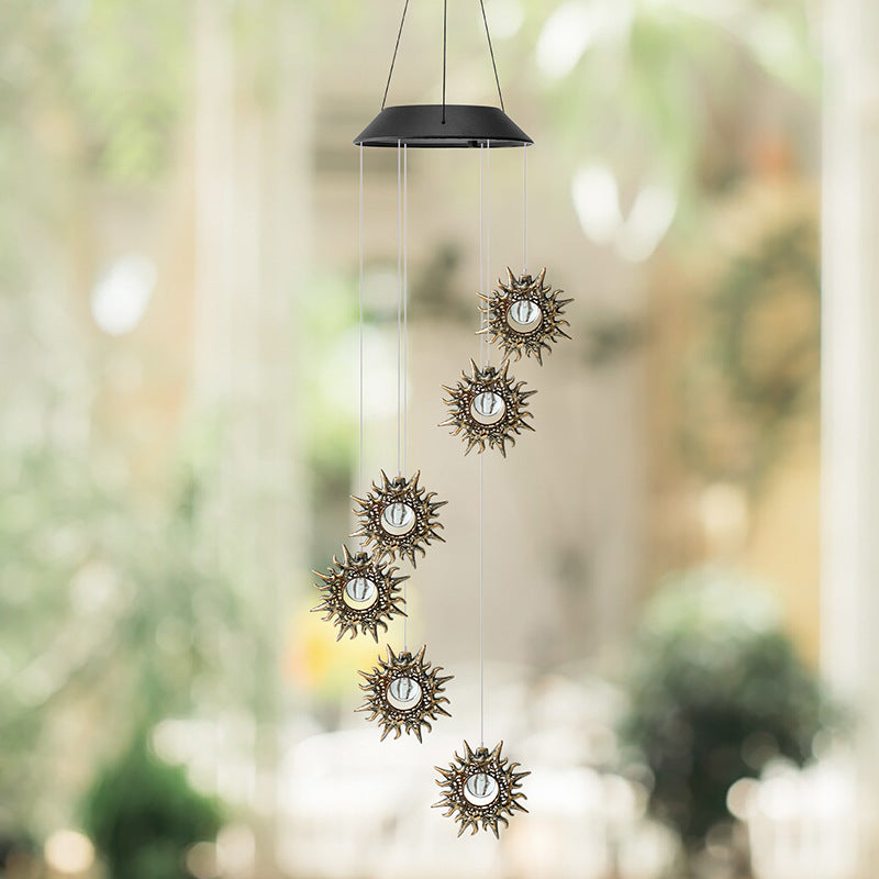 Outdoor Metal Star Wind Chime with Resonating Aluminum Tubes | Thrascher