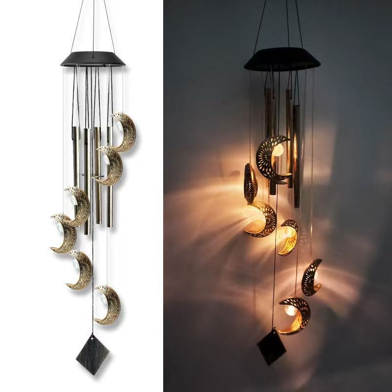 Outdoor Metal Star Wind Chime with Resonating Aluminum Tubes | Thrascher
