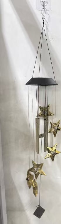 Outdoor Metal Star Wind Chime with Resonating Aluminum Tubes | Thrascher