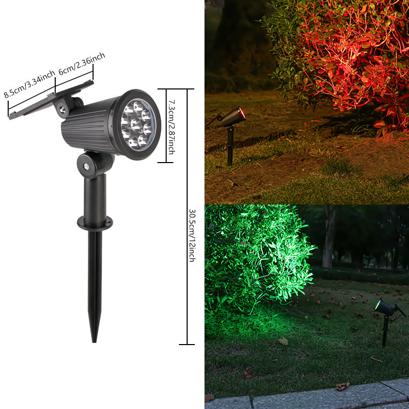 Outdoor Solar Adjustable LED Spike Spotlight for Garden Landscape Lighting | Thrascher