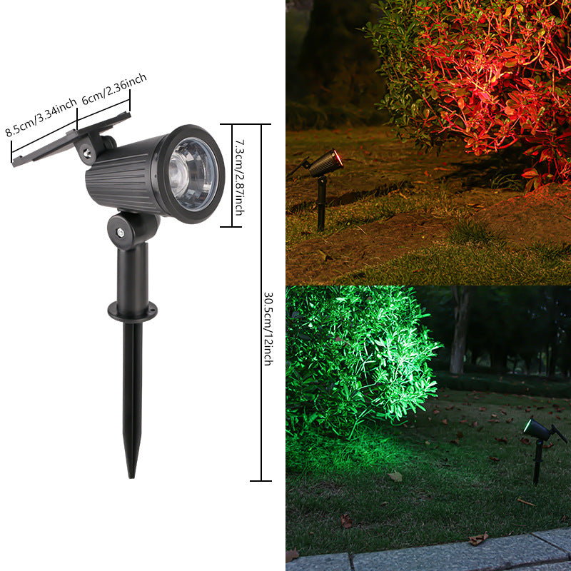 Outdoor Solar Adjustable LED Spike Spotlight for Garden Landscape Lighting | Thrascher