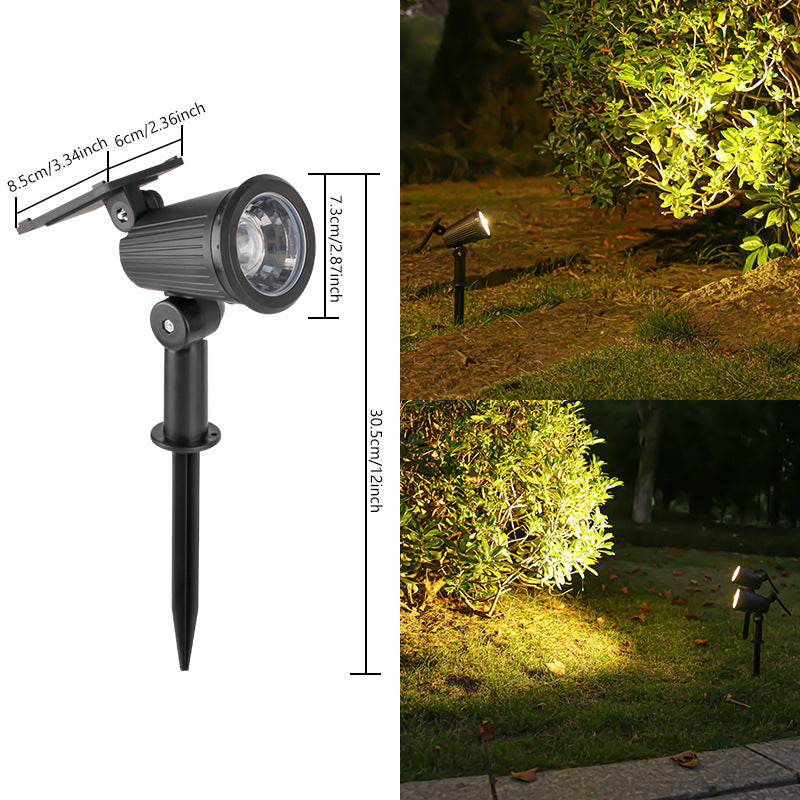 Outdoor Solar Adjustable LED Spike Spotlight for Garden Landscape Lighting | Thrascher