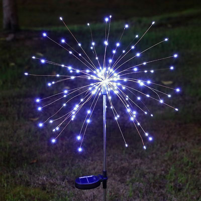 Outdoor Solar Firework Starburst LED Garden Stake Lights | Thrascher