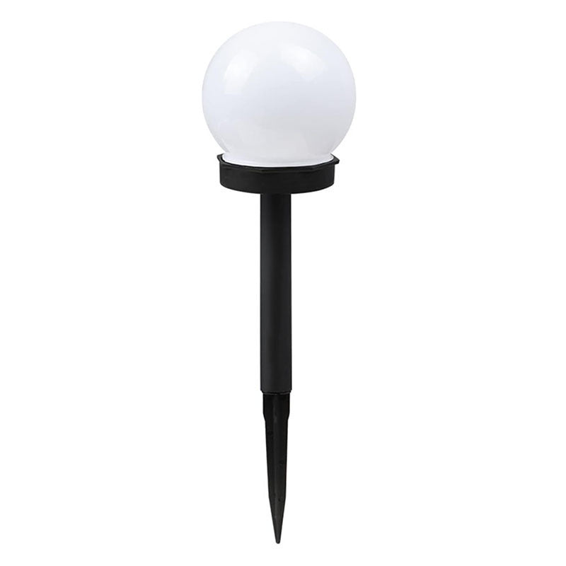 Outdoor Solar-Powered Frosted Globe Garden Stake Lights | Thrascher