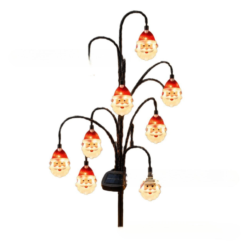 Outdoor Solar-Powered Reindeer LED String Light Garland | Thrascher