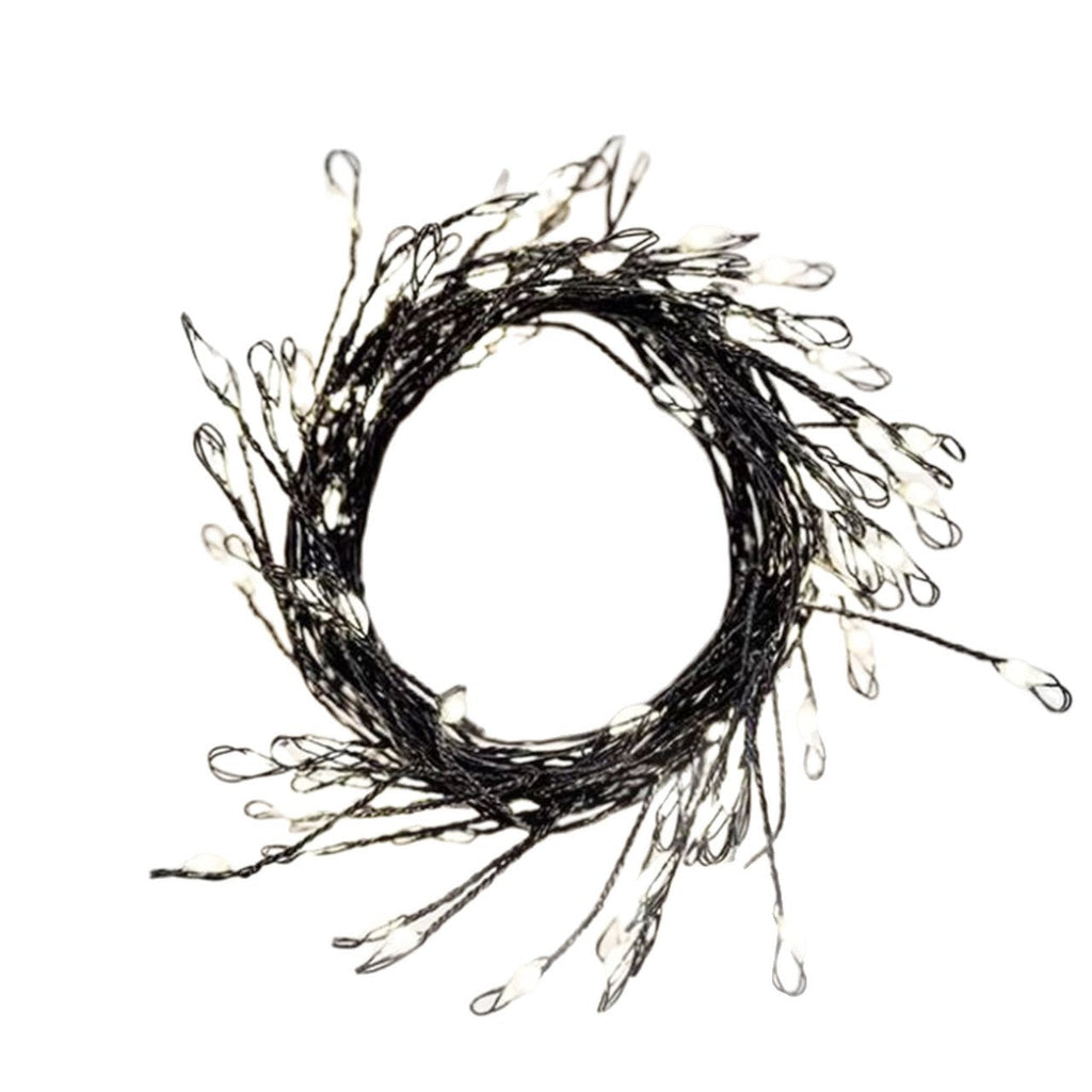 Outdoor Waterproof Micro LED Fairy Lights with Clear Star Wreath | Thrascher