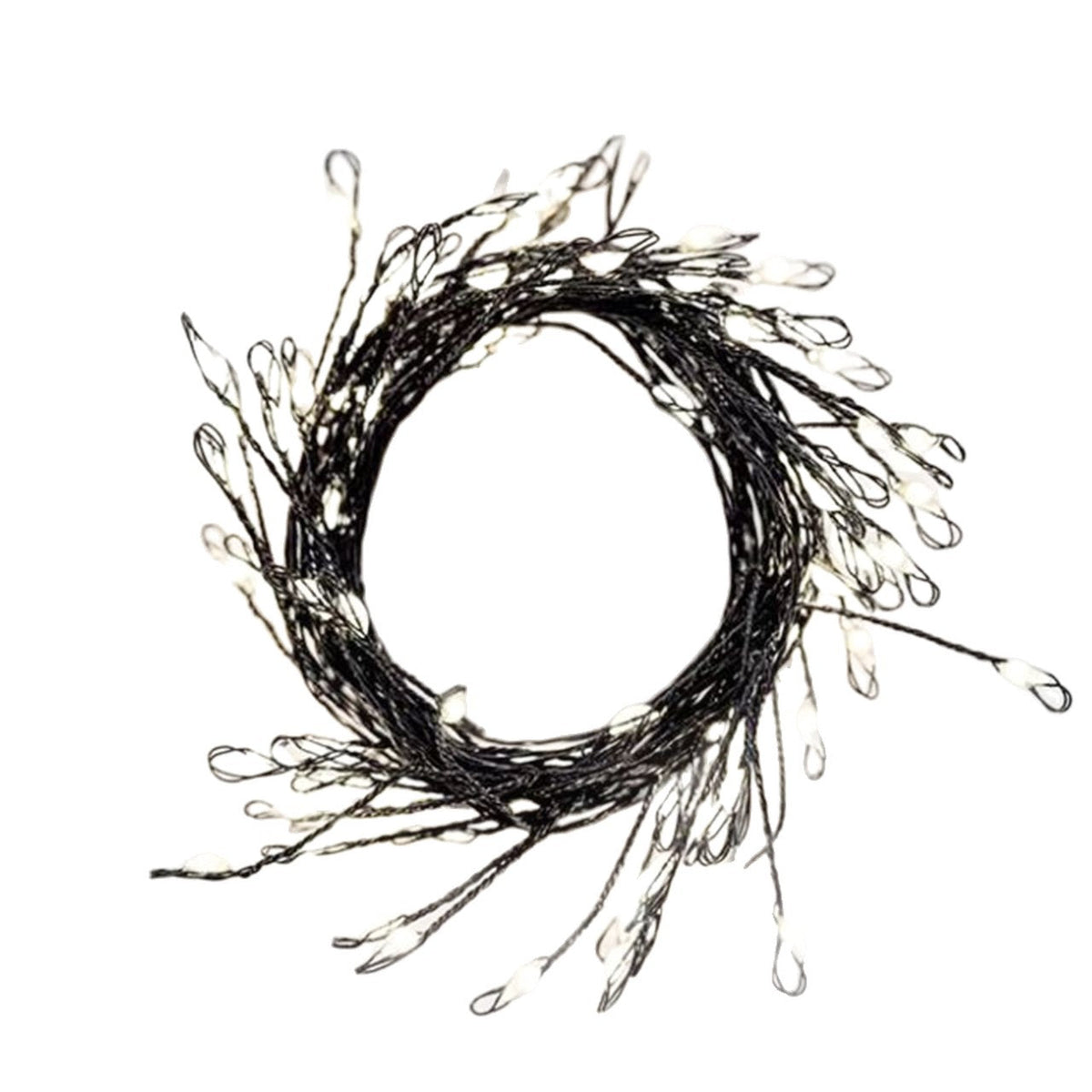 Outdoor Waterproof Micro LED Fairy Lights with Clear Star Wreath | Thrascher
