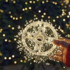 Outdoor Waterproof Micro LED Fairy Lights with Clear Star Wreath | Thrascher