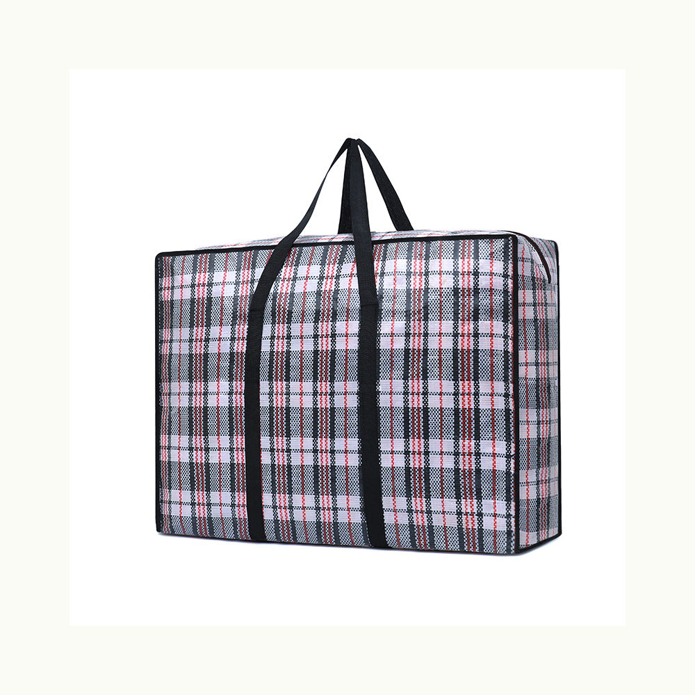 Oversized Checked Storage Tote | Thrascher