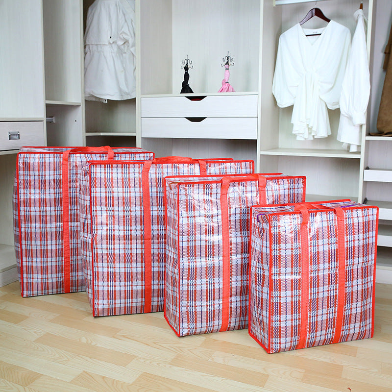 Oversized Checked Storage Tote | Thrascher