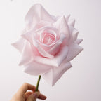 Oversized Realistic Foam Rose Single Stem Artificial Flower, view 13