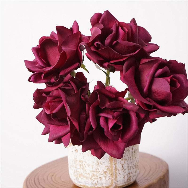 Oversized Realistic Foam Rose Single Stem Artificial Flower, view 4