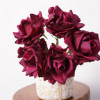 Oversized Realistic Foam Rose Single Stem Artificial Flower, view 4
