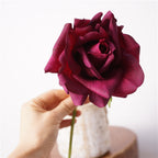 Oversized Realistic Foam Rose Single Stem Artificial Flower, view 7