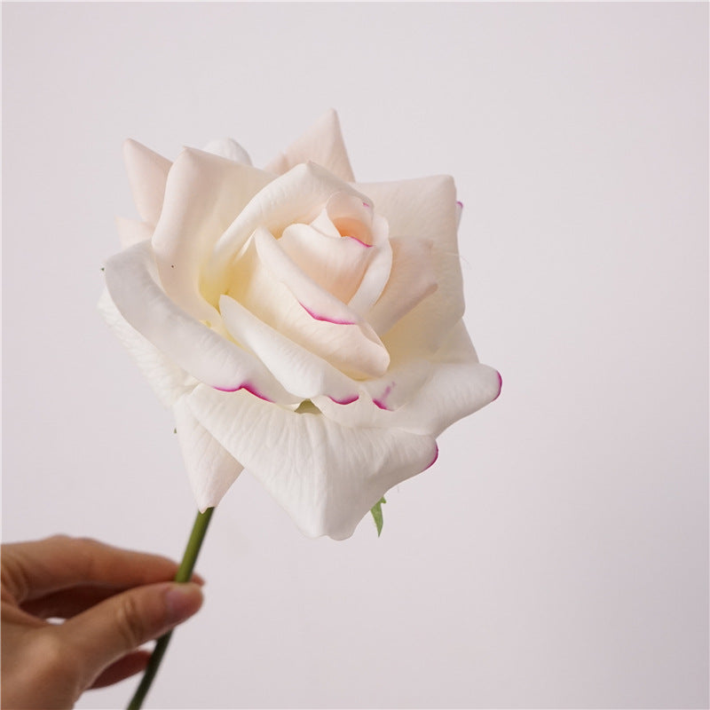 Oversized Realistic Foam Rose Single Stem Artificial Flower, view 9