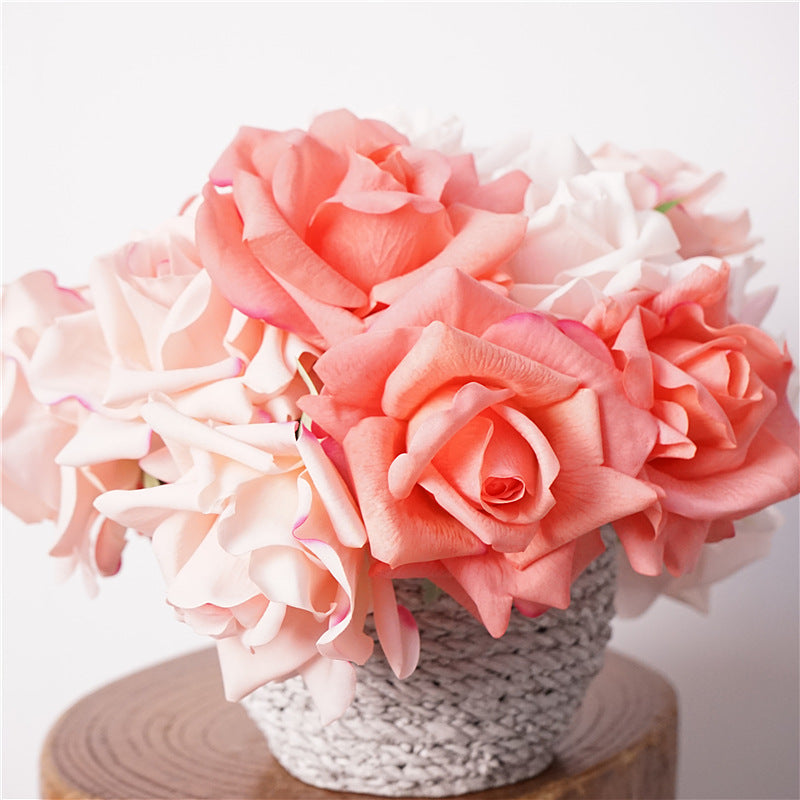 Oversized Realistic Foam Rose Single Stem Artificial Flower