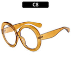Oversized Round Frame Sunglasses for Women, Lightweight, view 3